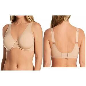 Le Mystère Women's Natural Smooth Shape Unlined Underwire Bra Size 34D NWT